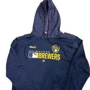 Milwaukee Brewers Majestic Hoodie - Men’s XL